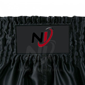 กางเกงขาสั้นผู้ชายแบบไทยกางเกงปาคิสถานทำจากผ้ายืดปิดเอวทึบลายกลางเอวสีตัดกัน - Product Image 4