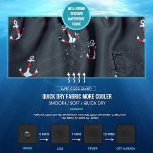 Pantalones cortos de calidad superior con logotipo personalizado al por mayor, pantalones cortos de algodón y poliéster de verano a bajo precio de Pakistán, pantalones cortos de baño a la moda para hombre - Product Image 5