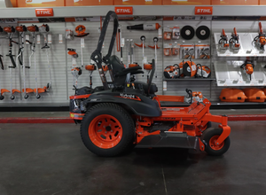 Achetez à prix d'usine la tondeuse autoportée diesel Kubota ZD1211 à rayon de braquage zéro, équipement de jardinage commercial - Product Image 5