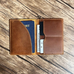 Leather <b>Passport</b> Holder Vaccination Card Holder Monogram Engraved <b>Travel</b> Gift <b>for</b> Him Her PTH-0024 - Product Image 3