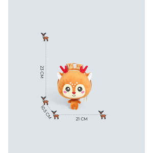 Mochila Infantil de Peluche con Diseño de Ciervo 3D, Ligera e Impermeable, Marca Tykle - Product Image 5