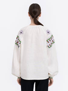 Bohemia Boho Ropa Algodón Sarees Blusa Diseños Mexicano Bordado Diseñador Western Top - Product Image 4