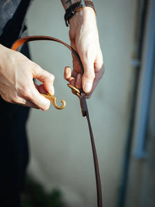 Training <b>Dog</b> <b>Leash</b> - Dark Brown - Product Image 3