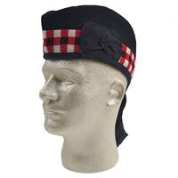 Último diseño para hombre de lana escocesa Glengarry sombreros para ropa de moda tradicional Highland Headwear Clan Style Dress Caps