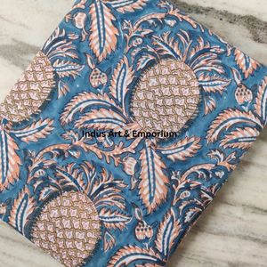 Jaipuri ผ้า60X60วิ่งแบบดั้งเดิมพิมพ์ลายบล็อกผ้าฝ้าย - Product Image 3