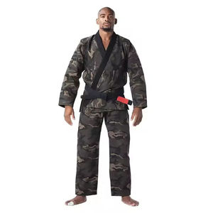 Conjunto de Kimono de Jiu Jitsu para Hombre, Uniforme Clásico de BJJ, 100% Algodón, Transpirable y de Secado Rápido para Entrenamiento en Academia y Torneos - Product Image 3