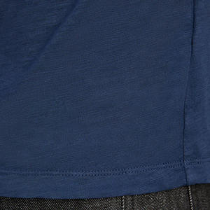 2022 nouveaux hommes bleu couleur à manches courtes col rond T-Shirt pour hommes votre propre conception DTG impression Logo conception microfibre t-shirt - Product Image 5