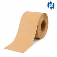 Maßgefertigte A4 Braune Kraftpapier-Aufkleberbögen, Matte Beschreibbare Selbstklebende Etiketten für Tintenstrahl- und Laserdruck sowie Verpackungen