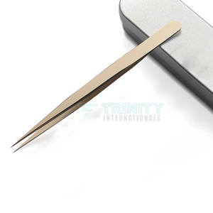 2025 pince à cils de marque privée OEM couleur personnalisée pointe pointue pince à cils en acier inoxydable - Product Image 5