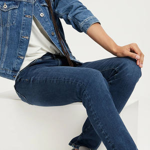 Pantalones Vaqueros de Mezclilla Elásticos Casuales para Mujer, Pantalones Rectos a la Moda, Pantalones Vaqueros de Cintura Alta para Mujer, Gran Venta 2026 - Product Image 4