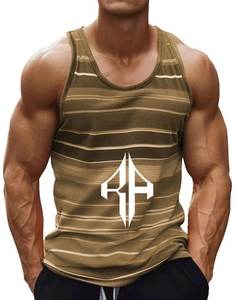 Camisetas sin mangas para hombre de color sólido nuevas al por mayor de alta calidad con el mejor nuevo diseño 100% algodón material logotipo personalizado para hombre - Product Image 4