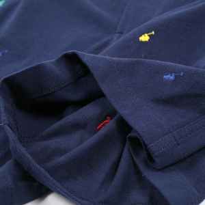 Shorts de sport décontractés bleus personnalisés 100 % coton, taille mi-haute, écologiques, séchage rapide, pour hommes, surf, maillot de bain, plage - Product Image 2