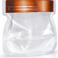 Vente en gros Mini sacs en plastique PET thermoscellés à zip-lock blancs anti-odeurs pour les emballages de gomme et de gelée