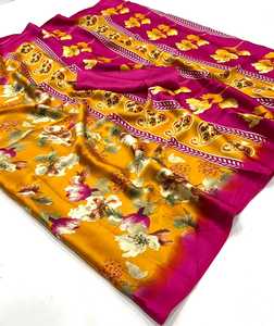 ผ้าเครปซาตินเนื้อนิ่มสำหรับผู้หญิงผ้าซาตินพิมพ์ลายทันสมัยสำหรับปาร์ตี้งานแต่งงานสไตล์ดั้งเดิม - Product Image 2