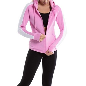 Sweat-shirts d'hiver pour femmes, personnalisés, de haute qualité, à fermeture éclair, unis, surdimensionnés, imprimés, avec impression de logo personnalisé, service OEM en gros, en polaire - Product Image 1