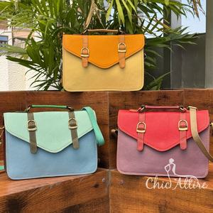 2025, superventas, bolsos de mano de cuero reciclado de lujo, bolsos cruzados con solapa de alta calidad, bolsos de hombro grandes a la moda para mujer - Product Image 1