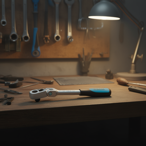 Llave de trinquete reversible Hazet con bisagra de 3/8'' corta - Product Image 3