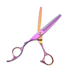 Ciseaux de coupe de cheveux réglables en acier inoxydable de haute qualité, poignée ergonomique, cisailles de salon pour des coupes de cheveux précises et lisses - Product Image 4