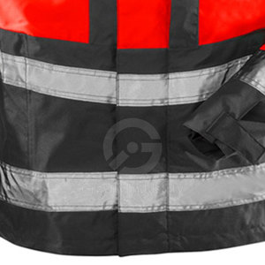 Unique Design Breathable Lightweight High Quality Cotton/Polyester Solid Color Safety <b>Jacket</b> Hi Visibility Workwear Custom Logo - Product Image 6