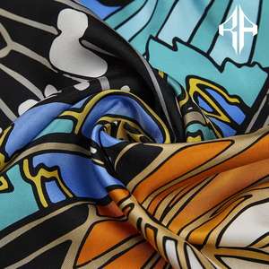 Nuevas bufandas de mujer al por mayor 100% Material de seda Premium de alta calidad con el mejor logotipo personalizado de nueva llegada para mujer - Product Image 3