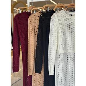 Ensemble crop top en crochet pour femme Macey 9882 - Product Image 1