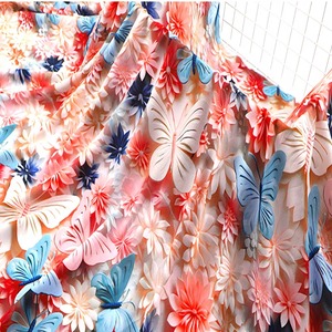 Tejido elástico Spandex de poliéster Premium con la impresión digital 3D 5D más nueva - Product Image 1