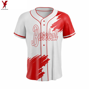 Gran oferta, camiseta de béisbol Vintage para jóvenes con forro de logotipo, ropa deportiva impresa, técnica de sublimación, precio bajo al por mayor - Product Image 2