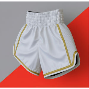 Custom Made Muay Thai Boxing <b>Kickboxing</b> Competition Training <b>Shorts</b> 100% Polyester Solid Quick Dry Waterproof Stretch Breathable - Product Image 4