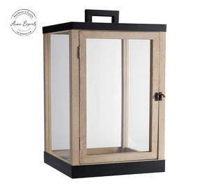 Linterna de cristal geométrica elegante con marco de metal para decoración interior y exterior, perfecta para iluminación de velas y regalos - Product Image 6