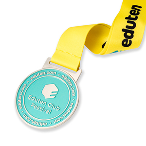 Venta al por mayor de acero inoxidable estampado eventos deportivos medalla logotipo personalizado diseño libre correr Medallas de natación suministro directo de fábrica - Product Image 4