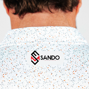 เสื้อโปโลสำหรับผู้ชายเสื้อคอปกโพลีเอสเตอร์แบบมีใบมีด100% เครื่องแต่งกายกอล์ฟแบบย้อนยุคโลโก้ - Product Image 4