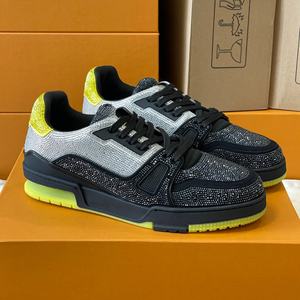 Zapatillas de Moda Masculinas de Alta Calidad, Diseño de Tendencia, con Cordones, Ligeras, Transpirables, Antiolor, de Cuero Genuino, Casuales - Product Image 1