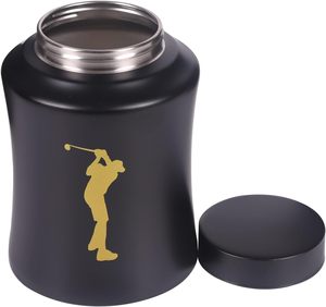 Up to 160 lbs <b>Urns</b> for Ashes Adult Male - Black Golf Decorative <b>Urns</b> Adult for Funeral - <b>Large</b> (Black Golf 160 Cubic inches) - Product Image 4