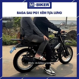 เบาะหนังสำหรับมอเตอร์ไซค์ MBiker พร้อมพนักพิงหลังสำหรับติดตั้งท้ายรถ เพื่อประสบการณ์การขับขี่ที่สะดวกสบาย - Product Image 4