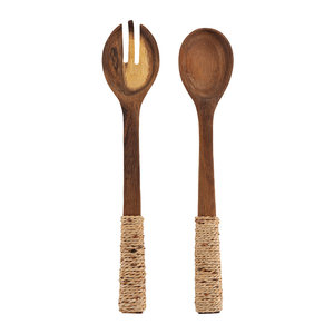 ช้อนตักเสิร์ฟไม้อะคาเซียช้อนเสิร์ฟไม้เรซินและไม้อเนกประสงค์ - Product Image 6