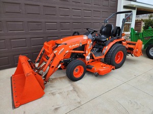 Kubota รถแทรกเตอร์4x4 B2601ใหม่ล่าสุดพร้อมล้อตัดหญ้ารถแทรกเตอร์อุปกรณ์การเกษตร - Product Image 3