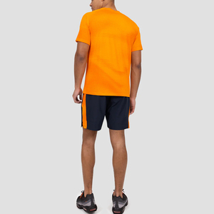 OEM ชุดเสื้อยืดและกางเกงขาสั้นสำหรับผู้ชายชุดฤดูร้อน2ชิ้นชุดวอร์มสำหรับผู้ชายชุดออกกำลังกายและชุดลำลองโลโก้ออกแบบได้ตามต้องการ - Product Image 3