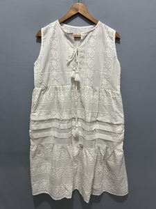 Usine personnalisé lin et coton à la mode coton mariée cadeau personnalisé femme grande taille femmes lâche col en v cravate femmes poitrine Pad - Product Image 2