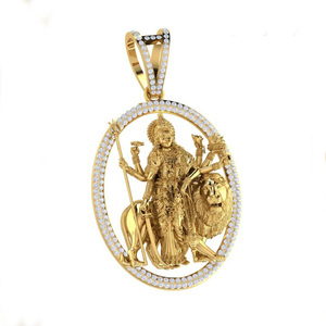 Pendentif Moissanite scintillant et breloque 14K or E couleur brillant coupe VVS2 exquis élégant luxe unisexe bijoux de fête - Product Image 6