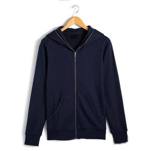 Servicio OEM 2025 invierno hombres 100% algodón sudaderas con capucha alta calidad bordado cremallera Premium básicos - Product Image 5