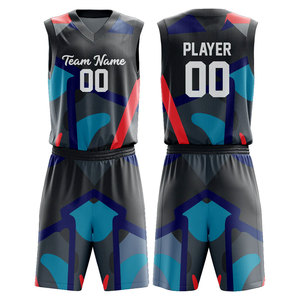 Uniforme de basket-ball sur mesure confortable nouveau Design Dry-Fit léger basket-ball hommes uniforme jeunesse équipe engrenages - Product Image 4