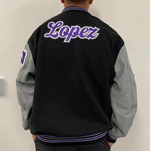 Veste universitaire Modern Street Fashion avec motifs personnalisables et détails haut de gamme Vestes Letterman d'université personnalisées faites à la main - Product Image 6