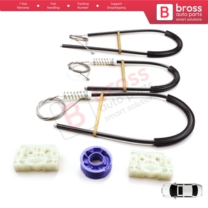 BWR881 Juego de reparación de regulador de ventanilla eléctrica delantera derecha para C5 MK2 MK3 RD/TD RC RD RW 2007-2018 4/5 puerta 9675898980Bross Auto Parts - Product Image 5