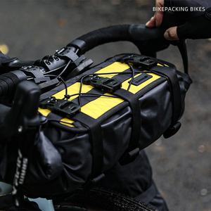 กระเป๋าติดแฮนด์จักรยานกันน้ำ Rhinowalk Wilderness Series <span class=keywords><strong>8</strong></span> ลิตร, กระเป๋าหน้าจักรยานแบบไนลอน 2 ชิ้น สำหรับจัดเก็บสัมภาระ - Product Image 5