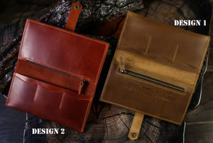 Venta caliente de cuero genuino antirrobo Vintage monedero cartera cubierta logotipo personalizado fábrica al por mayor nueva moda de lujo señoras largas - Product Image 6