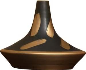 Acube Industries, jarrón de latón de hierro minimalista moderno, diseño Floral electrochapado dorado y negro, tamaño personalizado, mesa de cena de boda, sala de estar - Product Image 4