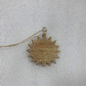 Article de décoration de noël suspendu en bois - Product Image 3