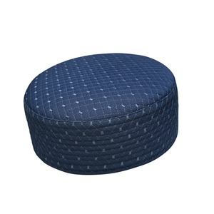 Ilyas Men's Custom Logo Embroidered Kufi Cap Polyester Ethnic <b>Hat</b> for Prayer & Casual Daily Wear - Product Image 3