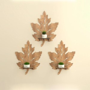 New Tree Leaves <b>Shelf</b> Wall Mounted Storage <b>Shelves</b> for Home Hotels Living Room Kitchen Bathroom Home Decor Accessories Wholesale - Product Image 3