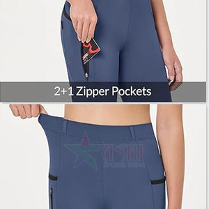 Leggings de Equitación para Niñas, Asiento Completo, Ajuste Regular, Elásticos, Impermeables, Resistentes al Viento, Spandex/Poliéster, Cintura Media - Product Image 3